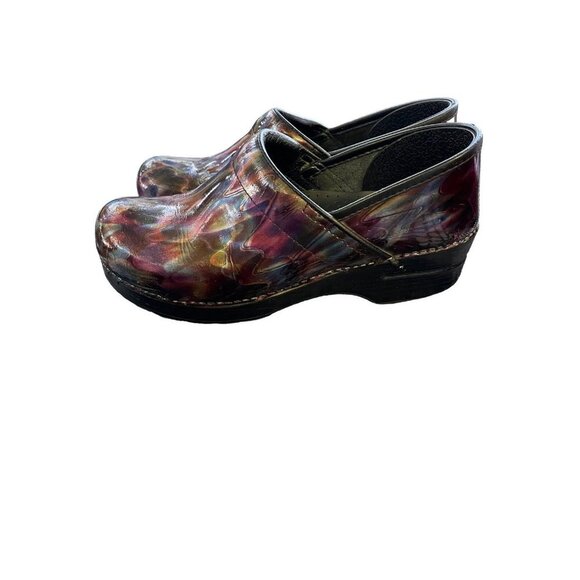 Dansko Professional Multi Ripple Patent Stapled Collection Colorful Women’s 40 - Picture 5 of 7